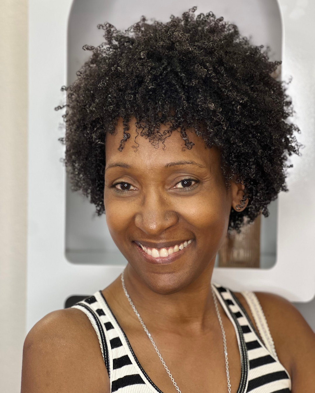 Kaffrine Nappy - Soins du salon Natural Hair Spa cliente - type 4