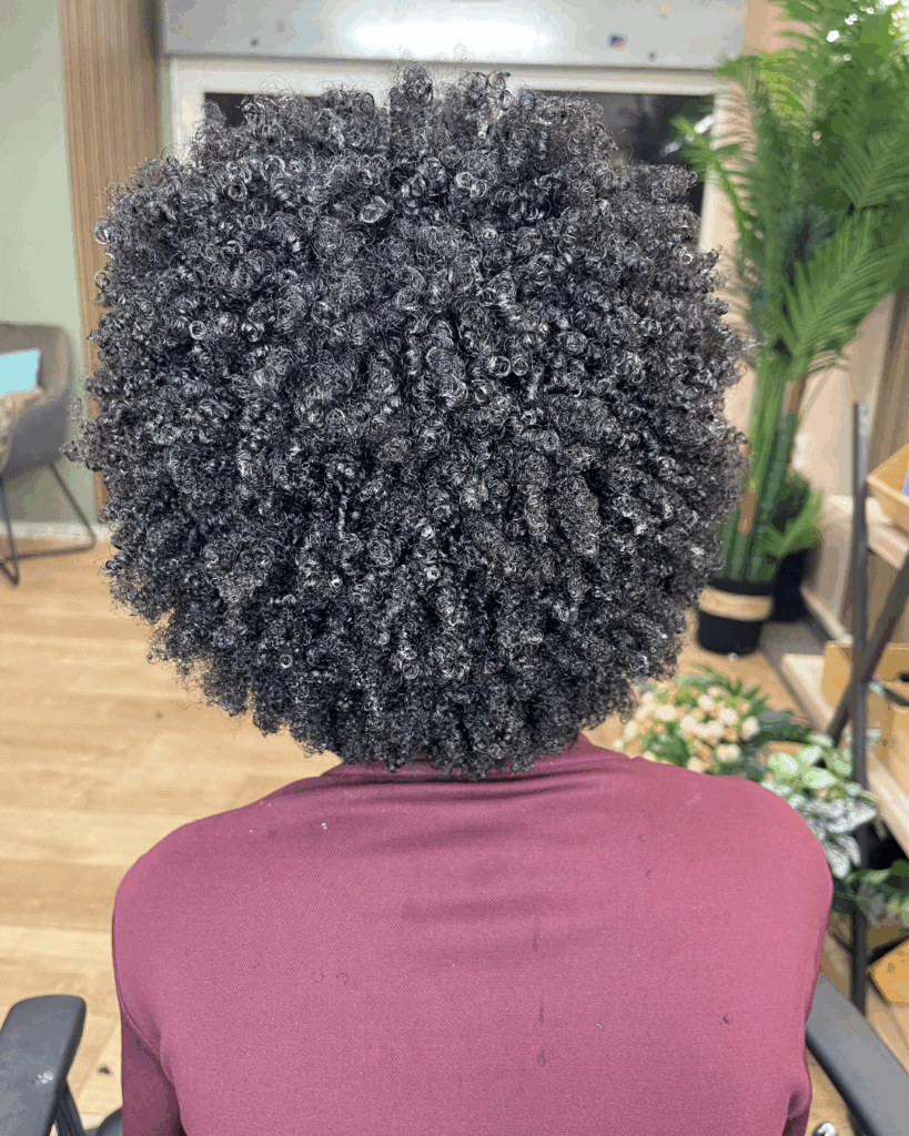 Kaffrine Nappy - Soins du salon Natural Hair Spa apres - type 4