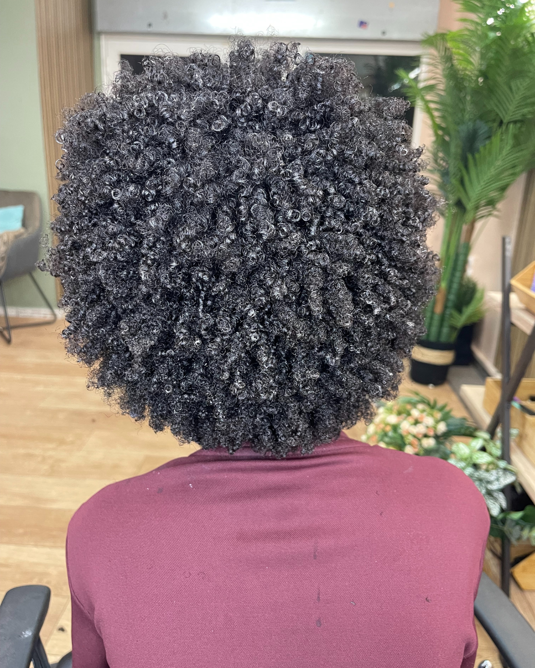 Kaffrine Nappy - Soins du salon Natural Hair Spa apres - type 4