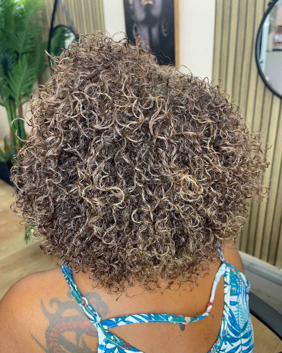 Kaffrine Nappy - Soins du salon Natural Hair Spa apres - en transition